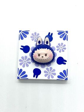LABUBU Pop Mart Hello Macau Pop Bean Classic Azulejo Purple Tile Magnet